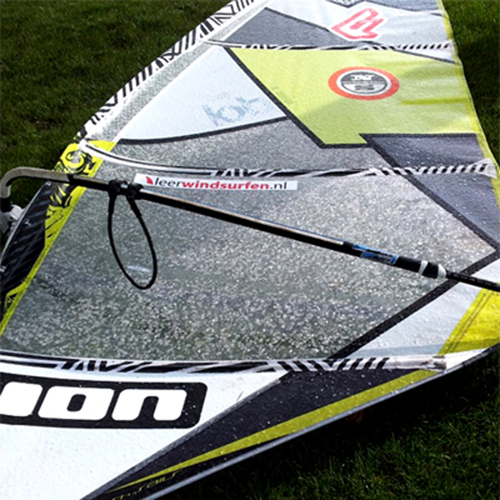 Windsurfen in de kou