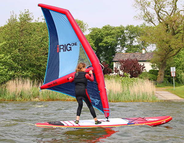 huurder Habubu Tientallen Inflatable Windsurf of SUP board kopen - Leerwindsurfen