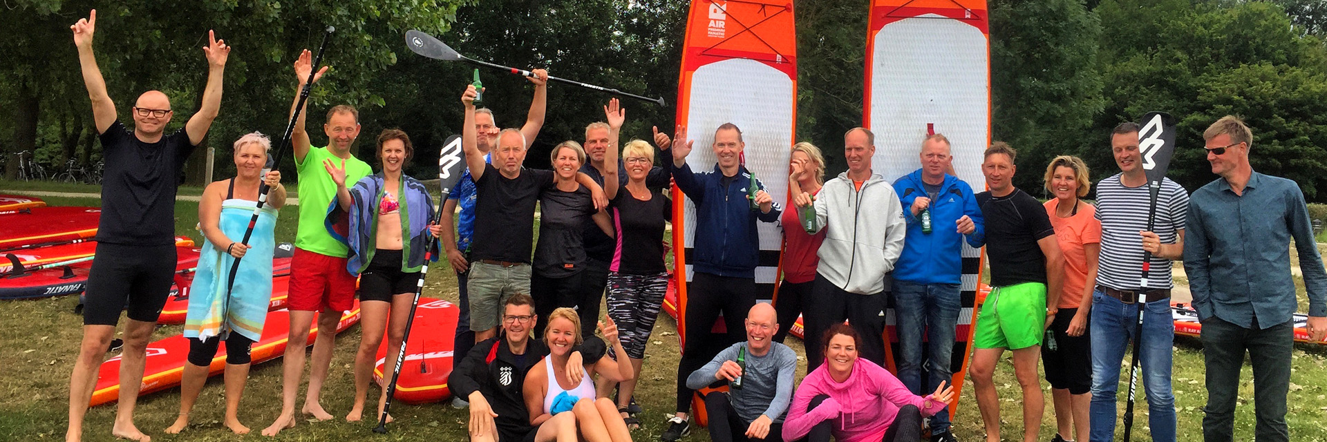 sportief uitje sup windsurf